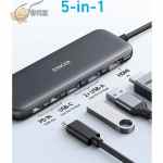 ⁦Anker USB C Hub ، 332 USB-C Hub (5 في 1) مع شاشة عرض HDMI بدقة 4K ، ومنفذ بيانات USB-C بسرعة 5 جيجابت في الثانية ومنفذ بيانات USB-A بسرعة 5 جيجابت في الثانية ولأجهزة MacBook Pro و MacBook Air و Dell XPS و Lenovo Thinkpad ، أجهزة كمبيوتر محمولة من HP والمزيد⁩ - الصورة ⁦2⁩