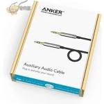 Anker (AUX)3.5 mm Male To Male Audio Cable, Black - A7123H12 - Image 4