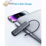 ⁦Anker USB C Hub ، 332 USB-C Hub (5 في 1) مع شاشة عرض HDMI بدقة 4K ، ومنفذ بيانات USB-C بسرعة 5 جيجابت في الثانية ومنفذ بيانات USB-A بسرعة 5 جيجابت في الثانية ولأجهزة MacBook Pro و MacBook Air و Dell XPS و Lenovo Thinkpad ، أجهزة كمبيوتر محمولة من HP والمزيد⁩ - الصورة ⁦5⁩