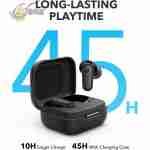 Anker Soundcore R50iNC True Wireless Earbuds 10mm Drivers with Big Bass, Bluetooth 5.3, 45H Playtime, IP54-Sweatguard M waterproof, AI Clear Calls with 4 Mics, 22 Preset EQs via App-Black - Image 3