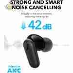 Anker Soundcore R50iNC True Wireless Earbuds 10mm Drivers with Big Bass, Bluetooth 5.3, 45H Playtime, IP54-Sweatguard M waterproof, AI Clear Calls with 4 Mics, 22 Preset EQs via App-Black - Image 4