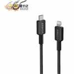 كابل لايتنينج من انكر USB نوع سي 322 [3 قدم معتمد من ام اف اي] باورلاين II لايفون 13 و13 برو 12 ماكس 12 11 X XS XR 8 بلس ايربودز أسود