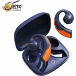 سماعات اذن مفتوحة من اورايمو اوبن بودز 4 ميكروفونات اينك لاسلكية وقت تشغيل 40 ساعة مقاومة للماء بدرجة اي بي اكس 5 مشغل ديناميكي 16 ملم مع خطافات للجري والتدريبات ازرق ترو