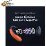 ⁦سماعات اذن مفتوحة من اورايمو اوبن بودز 4 ميكروفونات اينك لاسلكية وقت تشغيل 40 ساعة مقاومة للماء بدرجة اي بي اكس 5 مشغل ديناميكي 16 ملم مع خطافات للجري والتدريبات ازرق ترو⁩ - الصورة ⁦3⁩