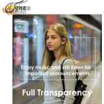 ⁦سماعات اذن مفتوحة من اورايمو اوبن بودز 4 ميكروفونات اينك لاسلكية وقت تشغيل 40 ساعة مقاومة للماء بدرجة اي بي اكس 5 مشغل ديناميكي 16 ملم مع خطافات للجري والتدريبات ازرق ترو⁩ - الصورة ⁦8⁩