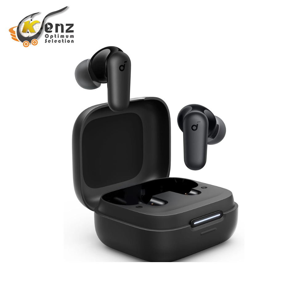 Anker Soundcore R50i NC True Wireless Earbuds 10mm Drivers with Big Bass, Bluetooth 5.3, 45H Playtime, IP54-Sweatguard M waterproof, AI Clear Calls with 4 Mics, 22 Preset EQs via App-Black Anker Soundcore R50iNC True Wireless Earbuds 10mm Drivers with Big Bass, Bluetooth 5.3, 45H Playtime, IP54-Sweatguard M waterproof, AI Clear Calls with 4 Mics, 22 Preset EQs via App-Black - Image 1