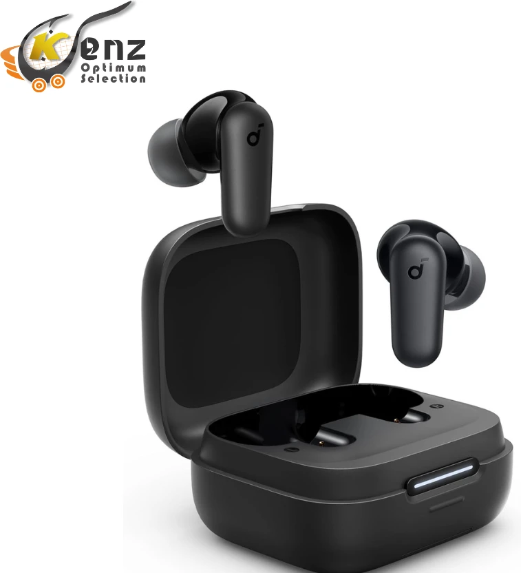Anker Soundcore R50i NC True Wireless Earbuds 10mm Drivers with Big Bass, Bluetooth 5.3, 45H Playtime, IP54-Sweatguard M waterproof, AI Clear Calls with 4 Mics, 22 Preset EQs via App-Black Anker Soundcore R50iNC True Wireless Earbuds 10mm Drivers with Big Bass, Bluetooth 5.3, 45H Playtime, IP54-Sweatguard M waterproof, AI Clear Calls with 4 Mics, 22 Preset EQs via App-Black - Image 1