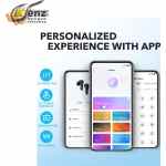 ⁦سماعات Soundcore R50i من Anker لاسلكية حقيقية – مشغلات 10 مم مع باس قوي، بلوتوث 5.3، تشغيل حتى 30 ساعة، مقاومة للماء IPX5، مكالمات واضحة بالذكاء الاصطناعي مع ميكروفونين، 22 وضع EQ عبر التطبيق، لون أزرق⁩ - الصورة ⁦2⁩