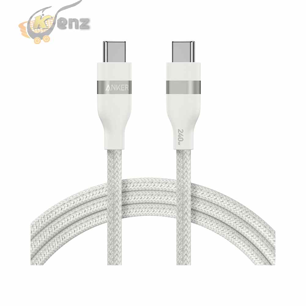 Anker USB-C to USB-C Cable 3ft, 240W, White