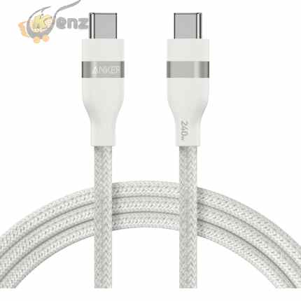 Anker USB-C to USB-C Cable 6 ft, 240W,White