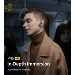 ⁦Choetech BH-T17 داخل الأذن لاسلكية – بلوتوث 5.0، صوت واضح وباس عميق، تحكم باللمس، مقاومة للماء IPX5، لون أسود⁩ - الصورة ⁦3⁩