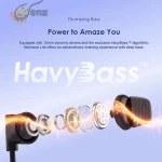 Oraimo Necklace Lite OEB-311 Neckband Wireless in Ear Earphones Deep Bass,30Hrs Playtime,ASAP Charge,ENC Tech,Low-Latency Ergonomic Neckband, Sweat-Resistant Magnetic Earbuds, Dual Pairing - Black - Image 6