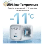 ⁦شاحن أنكر Zolo IQ مضغوط – منفذ USB-C بقوة 30 واط مع كابل Type-C إلى Type-C⁩ - الصورة ⁦4⁩