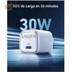 ⁦شاحن أنكر Zolo IQ مضغوط – منفذ USB-C بقوة 30 واط مع كابل Type-C إلى Type-C⁩ - الصورة ⁦3⁩