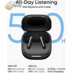 SoundCore P31i by Anker, Real-Time Adaptive Noise Cancelling, Hi-Res Sound, Translation Earbuds, 50H Playtime, Wireless Earbuds, Bluetooth Earphones, Spatial Audio, Fast Charging, IP55, 18 Months Warranty - Image 6