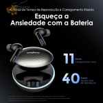 ⁦أوريموا SpaceBuds Hybrid OTW-630 – عزل ضوضاء نشط ANC، 4 ميكروفون مع AI لإلغاء الضوضاء، بطارية حتى 40 ساعة، شحن Type-C، أطراف مضادة للبكتيريا، مقاومة للماء IPX4، لون رمادي فضائي، ضمان 12 شهر⁩ - الصورة ⁦2⁩