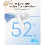 SoundCore P31i by Anker, Real-Time Adaptive Noise Cancelling, Hi-Res Sound, Translation Earbuds, 50H Playtime, Wireless Earbuds, Bluetooth Earphones, Spatial Audio, Fast Charging, IP55, 18 Months Warranty - Image 2