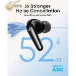 ⁦سماعات Anker SoundCore P31i لاسلكية – عزل ضوضاء متكيف في الوقت الحقيقي، صوت Hi-Res، ترجمة فورية، 50 ساعة تشغيل، صوت محيطي Spatial Audio، شحن سريع، مقاومة الماء IP55، ضمان 18 شهر⁩ - الصورة ⁦2⁩
