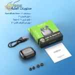 ⁦سماعة أوريمو SpaceBuds Neo+ لاسلكية – بلوتوث 5.4، عزل ضوضاء نشط ANC، صوت محيطي Sound360، بطارية حتى 30 ساعة، مقاومة للماء IPX4 (أسود)⁩ - الصورة ⁦2⁩