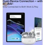 realme Buds T200 Lite Bluetooth in Ear Earbuds,4 Mic, AI ENC for Calls,48 Hours Total Playback with Fast Charging and Ultra Low Latency Gaming TWS, Google Fast Pair, with mic - (Gray) - Image 10