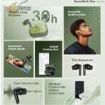 ⁦سماعات اذن سبيس بادز نيو بريميوم OTW-323 بصوت غامر لأنماط الحياة الديناميكية من اورايمو - اسود⁩ - الصورة ⁦8⁩