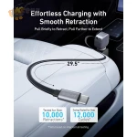 Anker USB-C Car Charger(75W Max Ultra-Compact Type-C Fast Car Charger with Built-In Retractable Cable) - Image 4