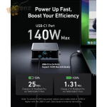 ⁦شاحن Anker Prime بقوة 250W USB-C – شاحن مكتبي ذكي 6 منافذ مع شاشة عرض وتحكم ذكي⁩ - الصورة ⁦3⁩
