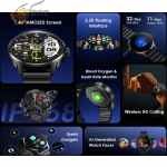 ⁦oraimo Watch 5R Pro ساعة ذكية بشاشة 1.43 بوصة AMOLED مع واجهة عائمة 2.5D ومقاومة للماء IP68⁩ - الصورة ⁦9⁩