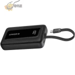 Anker Zolo Power Bank, 10,000mAh 30W High-Speed Portable Charger with Built-In USB-C Cable, Battery Pack For iPhone 16/16 Plus/16 Pro/16 Pro Max/15 Series, Galaxy, and More (Black, 10000 mAh), 18 Months Warranty - Image 3