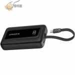 Anker Zolo Power Bank, 10,000mAh 30W High-Speed Portable Charger with Built-In USB-C Cable, Battery Pack For iPhone 16/16 Plus/16 Pro/16 Pro Max/15 Series, Galaxy, and More (Black, 10000 mAh), 18 Months Warranty