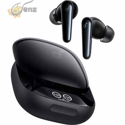 soundcore Liberty 4 Pro by Anker, Noise Cancelling Wireless Earbuds, 7-Sensor and Real-Time Adaptive Noise Cancelling, 2× Faster Charging, Studio-Level Hi-Fi Music, Clear Calls with 6 Mics and AI