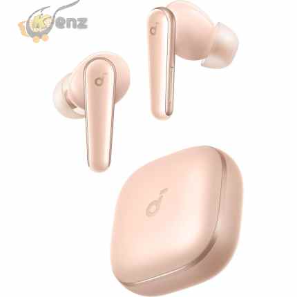 soundcore Liberty 5 by Anker, Noise-Cancelling Wireless Earbuds, 2x Stronger Voice Reduction, Adaptive Noise Cancellation, 6-Mic AI Clear Calls, Long Battery Life, Pink