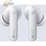 ⁦سماعات CMF Buds Pro 2 من Nothing لاسلكية عازلة للضوضاء بتصميم احترافي، صوت جهير عميق (Deep Bass)، مقاومة للماء والغبار بمعيار IP55، اللون الرمادي الفاتح.⁩ - الصورة ⁦2⁩