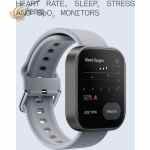 ⁦ساعة CMF Watch Pro من Nothing بشاشة AMOLED قياس 1.96 بوصة، دعم مكالمات البلوتوث، تتبع صحي ذكي بالذكاء الاصطناعي، بطارية طويلة العمر، اللون الرمادي الداكن.⁩ - الصورة ⁦6⁩