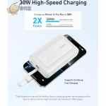 ⁦باور بانك Anker Zolo بسعة 10000mAh بقدرة 30W اسود (Open Box) كود: 10037⁩ - الصورة ⁦8⁩
