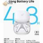 soundcore Liberty 5 by Anker, Noise-Cancelling Wireless Earbuds, 2x Stronger Voice Reduction, Adaptive Noise Cancellation, 6-Mic AI Clear Calls, Long Battery Life,  White - Image 6