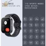 ⁦ساعة CMF Watch Pro من Nothing بشاشة AMOLED قياس 1.96 بوصة، دعم مكالمات البلوتوث، تتبع صحي ذكي بالذكاء الاصطناعي، بطارية طويلة العمر، اللون الرمادي الداكن.⁩ - الصورة ⁦4⁩