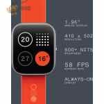 ⁦ساعة CMF Watch Pro من Nothing بشاشة AMOLED قياس 1.96 بوصة، دعم مكالمات البلوتوث، تتبع صحي ذكي بالذكاء الاصطناعي، بطارية طويلة العمر، اللون الرمادي الداكن.⁩ - الصورة ⁦3⁩