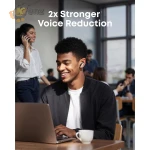 soundcore Liberty 5 by Anker, Noise-Cancelling Wireless Earbuds, 2x Stronger Voice Reduction, Adaptive Noise Cancellation, 6-Mic AI Clear Calls, Long Battery Life,  White - Image 2