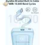 ⁦باور بانك Anker Zolo بسعة 10000mAh بقدرة 30W اسود (Open Box) كود: 10037⁩ - الصورة ⁦14⁩