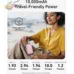 ⁦باور بانك Anker Zolo بسعة 10000mAh بقدرة 30W اسود (Open Box) كود: 10037⁩ - الصورة ⁦11⁩