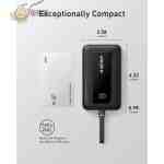 ⁦باور بانك Anker Zolo بسعة 10000mAh بقدرة 30W اسود (Open Box) كود: 10037⁩ - الصورة ⁦10⁩