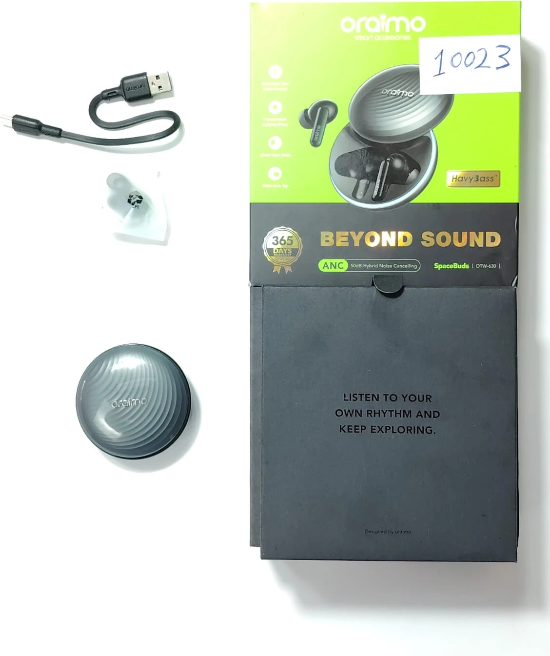 6f8adacd-9bd1-443f-86e3-5103ee3bd05f Oraimo SpaceBuds Hybrid (OTW-630) (Open Box) code:10023 - Image 1