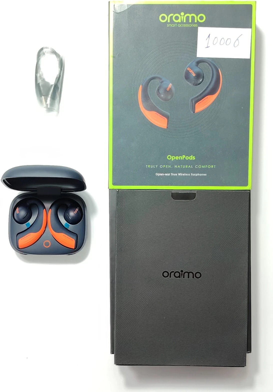 b82a034a-fbd7-4fcf-b642-524b6431232f Oraimo Openpods OPN-50D Open Ear Headphones code:1006 (Open Box) - Image 1