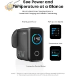 ⁦- شاحن أنكر 140 واط بأربع منافذ – شحن سريع USB-C مع كابل مرفق ضمان 18 شهر⁩ - الصورة ⁦3⁩