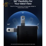 ⁦شاحن Anker Nano (قدرة 45 واط، شاشة ذكية، قابل للطي بزاوية 180°)⁩ - الصورة ⁦6⁩