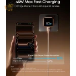 ⁦شاحن Anker Nano (قدرة 45 واط، شاشة ذكية، قابل للطي بزاوية 180°)⁩ - الصورة ⁦3⁩