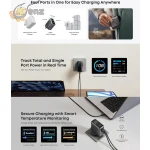 ⁦- شاحن أنكر 140 واط بأربع منافذ – شحن سريع USB-C مع كابل مرفق ضمان 18 شهر⁩ - الصورة ⁦7⁩