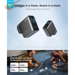 ⁦- شاحن أنكر 140 واط بأربع منافذ – شحن سريع USB-C مع كابل مرفق ضمان 18 شهر⁩ - الصورة ⁦9⁩
