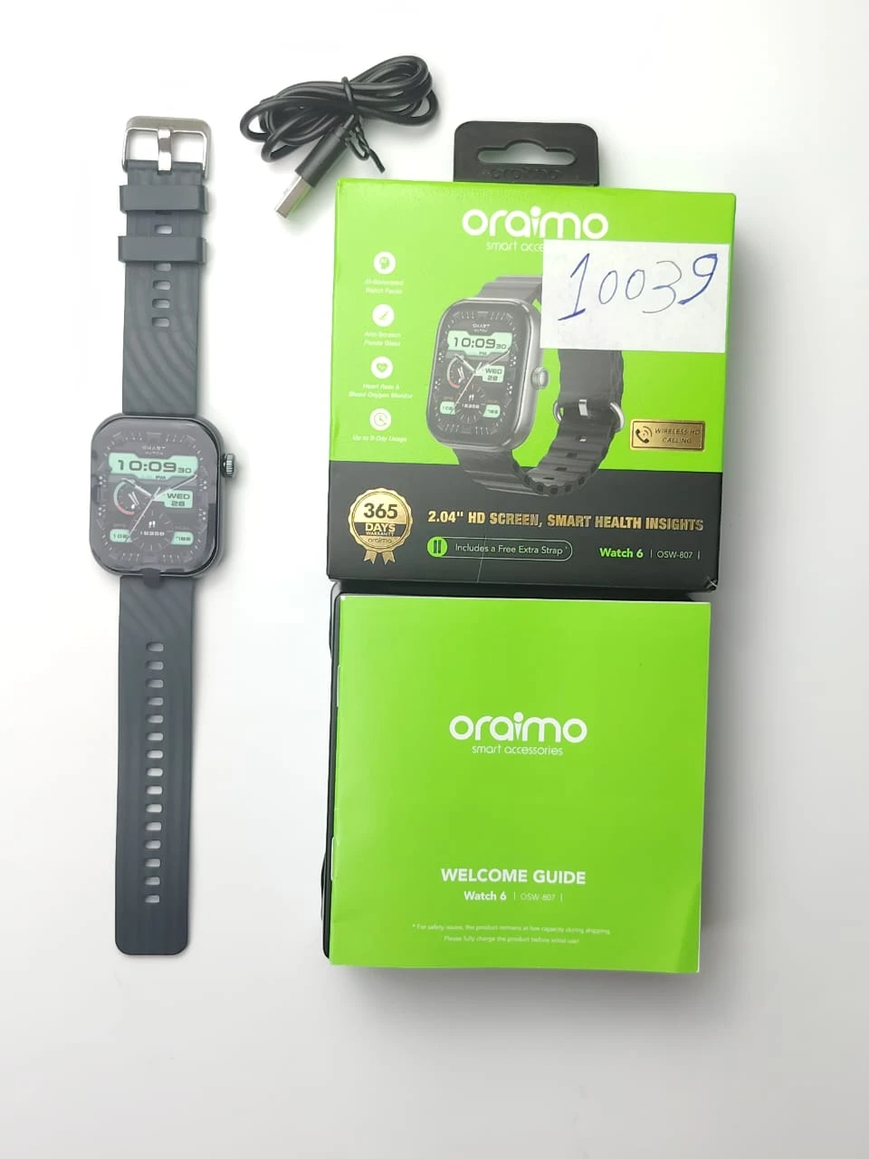 c7c17821-9cfb-41f4-a4b4-cdfd2f9d1917 Oraimo Watch 6 Smartwatch OSW-807 (Open Box) code:10039 - Image 1